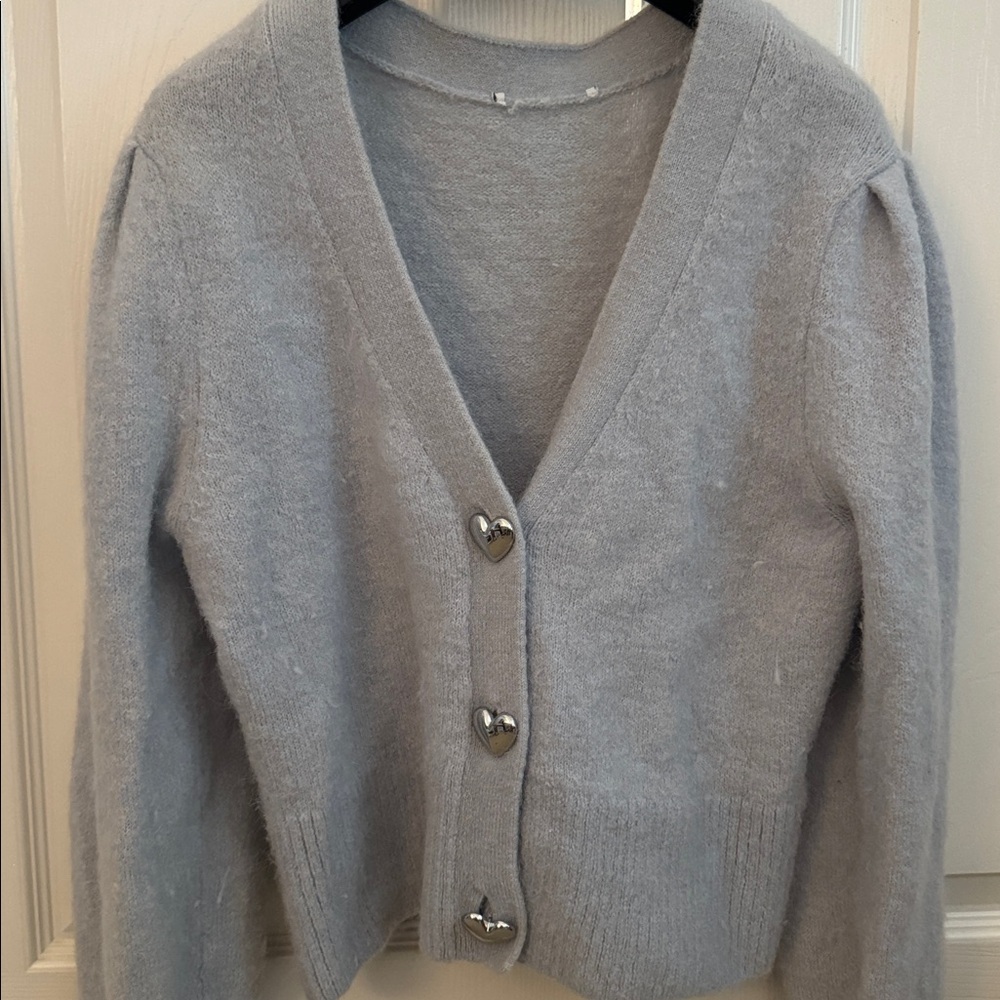 & Other Stories Light Blue Cardigan - Picture 4 of 4